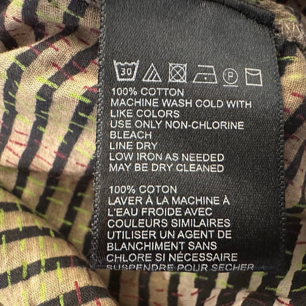 Urban Outfitters Black and Green Patterned Shirt - Picture 2 of 6